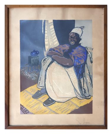 Giuseppe Biasi da Teulada (Sassari, 1885 - Andorno Micca, 1945), Scrivano seduto