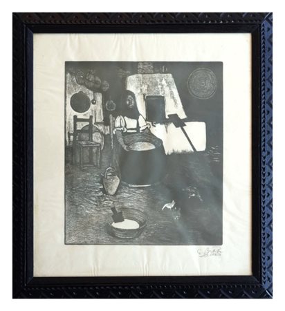 Giuseppe Biasi da Teulada (Sassari, 1885 - Adorno Micca, 1945), La cucina