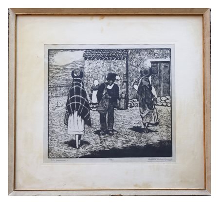 Battista Ardau Cannas (1893-1984), Vita paesana