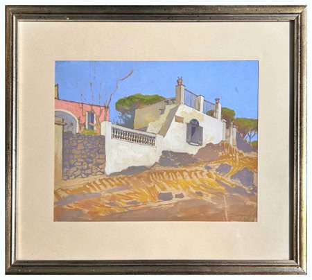 Pietro D'Achiardi (Pisa, 1879 - Roma, 1940), Veduta di Ischia