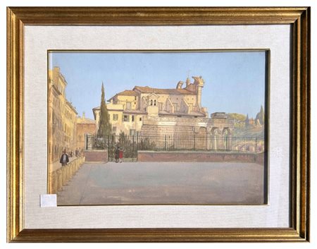 Pietro D'Achiardi (Pisa, 1879 - Roma, 1940), Veduta di Roma