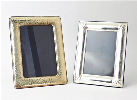 Gruppo di due cornici in argento 800