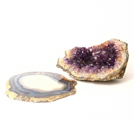 Lotto di due minerali