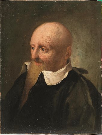 Cerchia di Giuseppe Nogari, sec. XVIIITESTE VIRILIcoppia di dipinti ad olio...