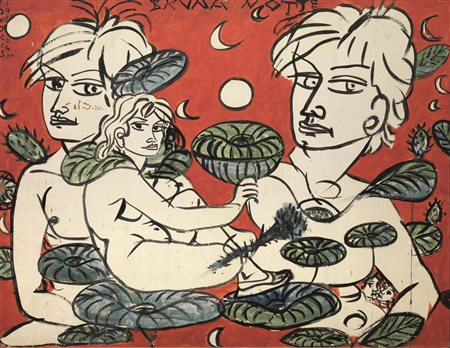 Tono Zancanaro (Padova 1906 - Padova 1985) BRUNA NOTTE olio su masonite, cm...