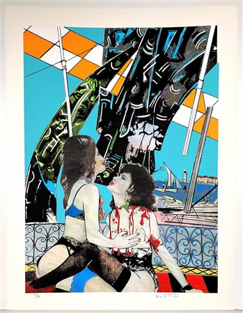 GIANNI BERTINI, 105 x 79,5 cm, Le bambole n.3 Serigrafie stampate a 8 colori...