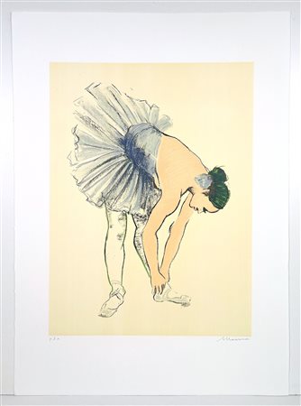 FRANCESCO MESSINA, 50 X 70 cm, Litografia su carta esemplare PDA