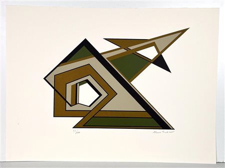 MARIO RADICE, 76 X 56 cm, Serigrafia su carta