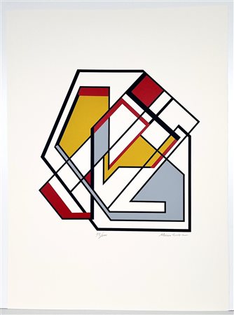 MARIO RADICE, 76 X 56 cm, Serigrafia su carta