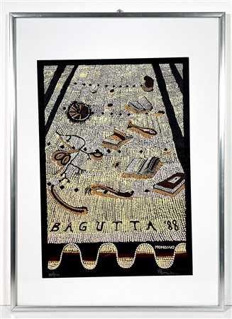 ALDO MONDINO, 50 X70 cm, serigrafia - esemplare 111/200