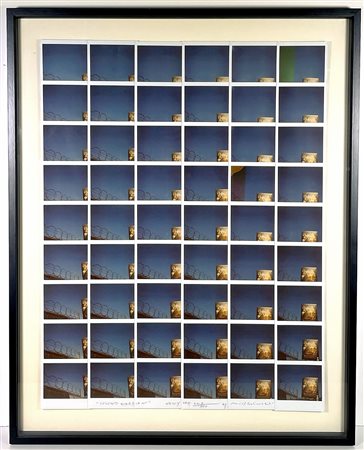 MAURIZIO GALIMBERTI, 58 X 75 cm, ”Legend Guardian" 2010 mosaico polaroid,...