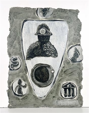 AMADIO GIUSEPPE, 34 X 26 cm, tecnica mista su cartoncino