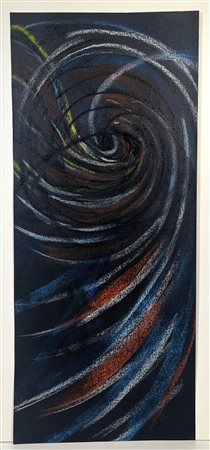 TRENTIN MAURIZIO “ LE VISIONNAIRE”, 70 X 30 cm, ”Ritratto su nero 4" -...