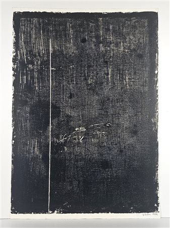 VENTURINO VENTURI, 70 X 100 cm, Monotipo, disegno impresso a olio su carta...