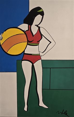 MARCO LODOLA, 70 X 100 CM, Acrilico su tela, firma sul fronte