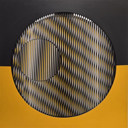 Angelo Brescianini, 1948-2016, scultura in legno pitturata motorizzata con...