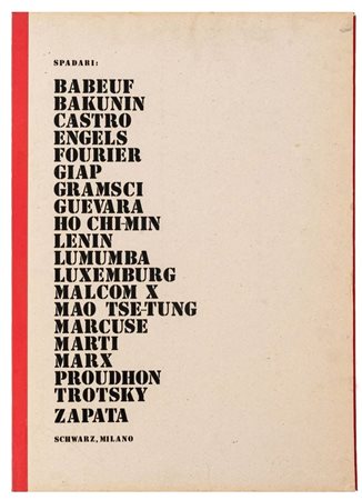 Gian Giacomo Spadari, cartella completa di 20 serigrafie a colori su carta...