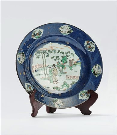 Grande piatto. Cina, periodo Kangxi (1661–1722)