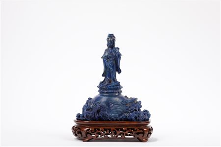 Scultura in lapislazzulo, Cina, secolo XX.