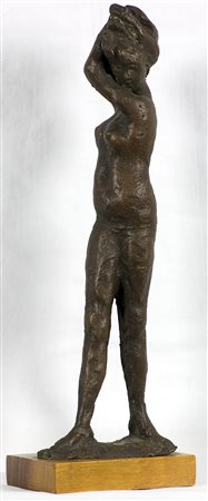 Augusto Murer (1922-1985) Nudo femminile, 1976 Scultura in bronzo cm 37x12x8...