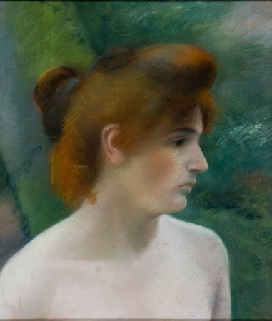 Artista di ambito Federico Zandomeneghi Senza titolo (figura femminile),...