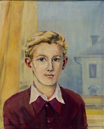 Ugo Celada da Virgilio (1895-1995) Senza titolo, 1936 Olio su tela cm 50x40...