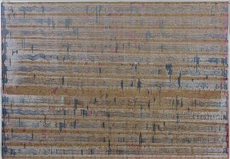 Paolo Masi (1933) Senza titolo, 2006 Acrilico su cartone ondulato cm 70x100...