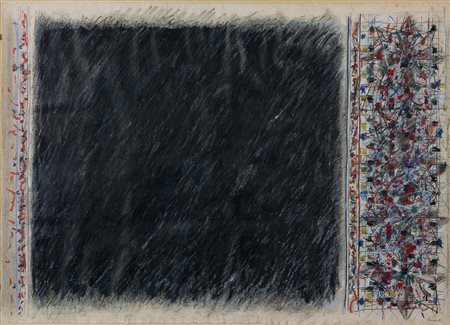 Guido Strazza (1922) Senza titolo, 1981 Pastelli su carta cm 56x79 Firma e...