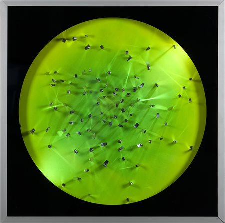 Franco Costalonga (1933-2019) Installazione luminosa con motore Riflex,...
