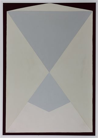 Galliano Mazzon (1896-1978) Lieve apparizione, 1967 Tecnica mista su tela cm...