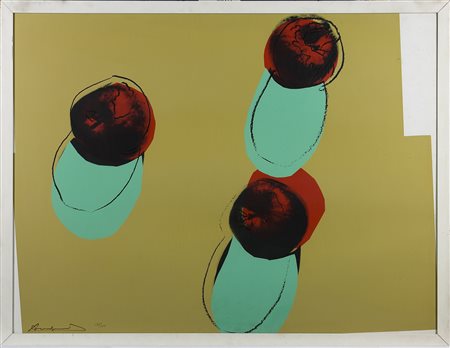 Andy Warhol (1928-1987) Apples from Space Fruit: Still Life, 1979 Serigrafia...
