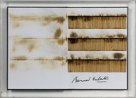 Bernard Aubertin (1934-2015) Livre brulé Rosenberg, 2010 Acrilico e...