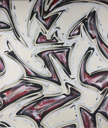 Giovanni Asdrubali (1955) Andabata, 1989, Olio su tela, cm 150x126