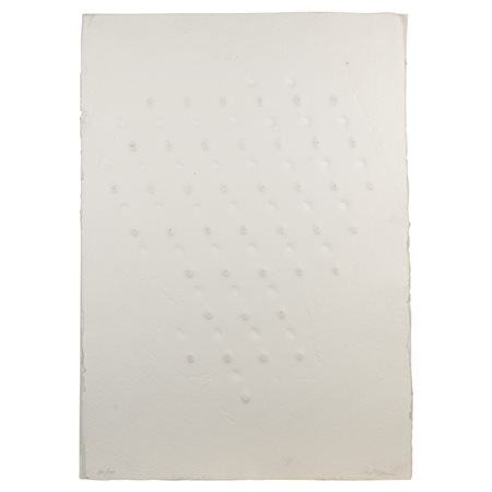 Enrico Castellani (Castelmassa 1930 - Viterbo 2017) "Senza titolo"