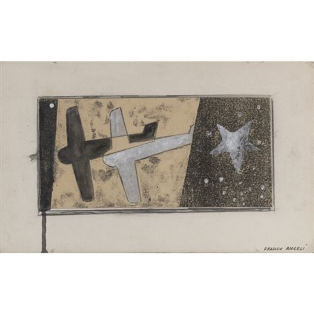 Franco Angeli (Roma 1935 - Roma 1988) "Senza titolo"