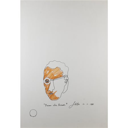 Tano Festa (Roma 1938 - Roma 1988) "Remo da Roma"