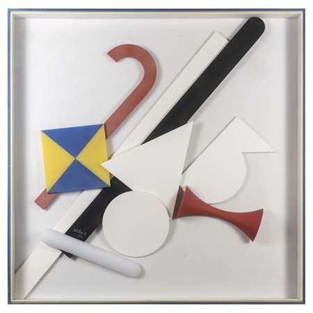 Lucio Del Pezzo (Napoli 1933 - Milano 2020) "9 elementi"