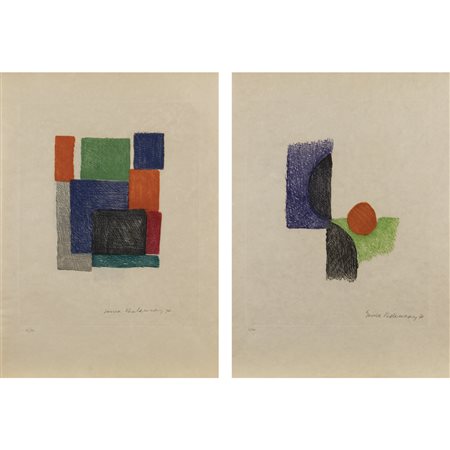 Sonia Delaunay (Hradyz'k 1885 - Parigi 1979) "La terra impareggiabile"