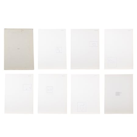 Alighiero Boetti (Torino 1940 - Roma 1994) "Dodici forme dal 12 giugno 1967"