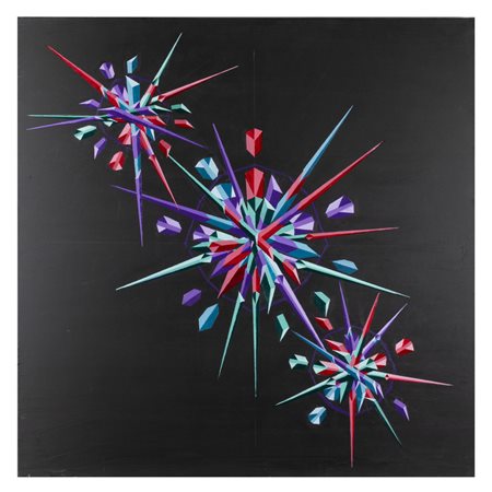 Giovanna Perillo (Napoli 1946) "Lavagna cosmica"