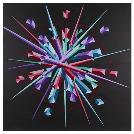 Giovanna Perillo (Napoli 1946) "Costruzione geometrica 2"