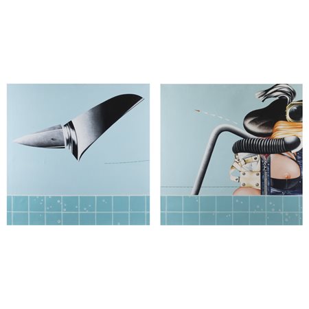 Sergio Sarri (Torino 1938) "Correlazioni A - B"