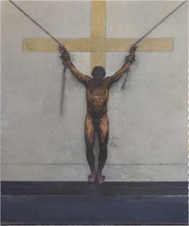 Bernardo Siciliano (Roma 1969) "Crucifixion"