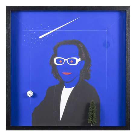 Felice Levini (Roma 1956) "Autoritratto x incognita"