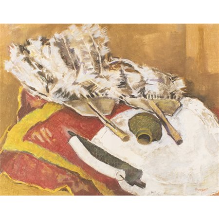 Fausto Pirandello (Roma 1899 - Roma 1975) "Le ventole"