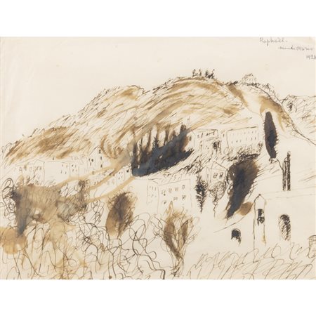 Antonietta Raphael (Kaunas 1895 - Roma 1975) "Monte Mario"