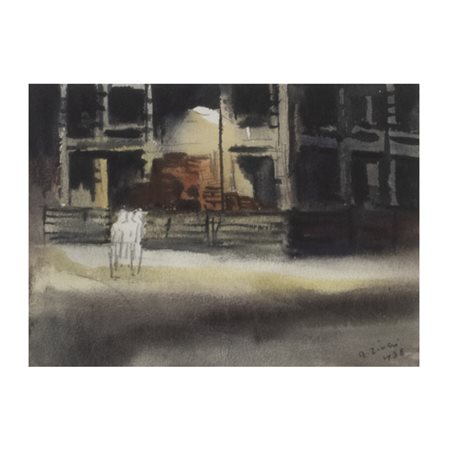Alberto Ziveri (Roma 1908 - Roma 1990) "Notturno"