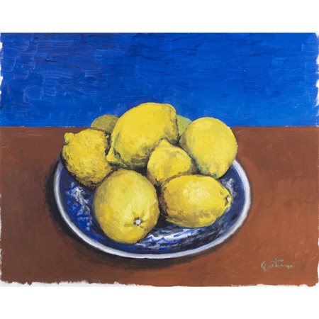Renato Guttuso (Bagheria 1911 - Roma 1987) "Limoni"