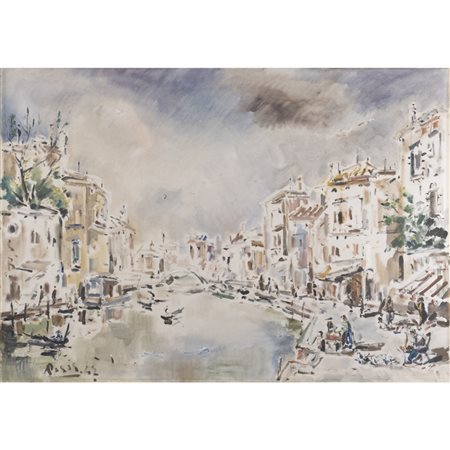 Filippo De Pisis (Ferrara 1896 - Milano 1956) "Venezia"