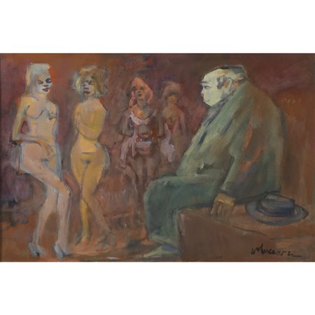 Mino Maccari (Siena 1898 - Roma 1989) "Senza titolo"